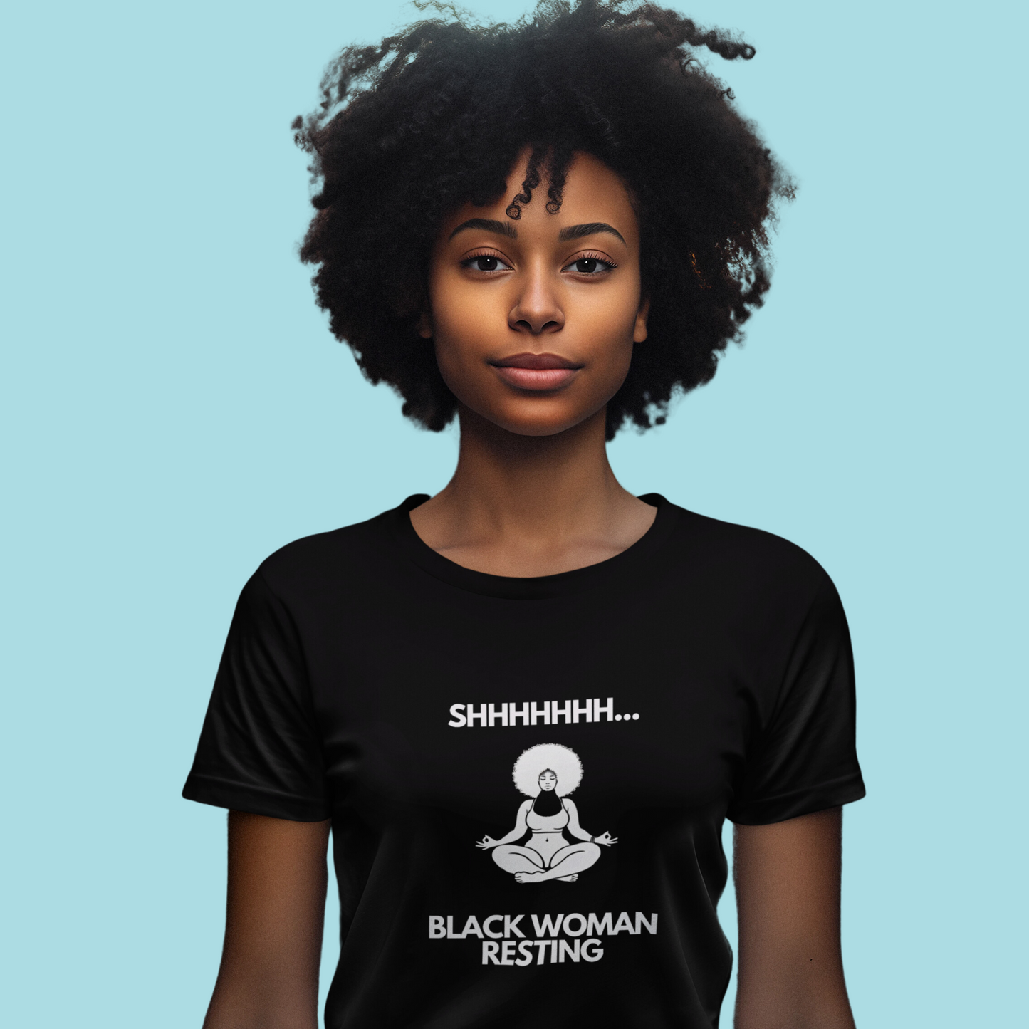 Black Woman Resting Tee